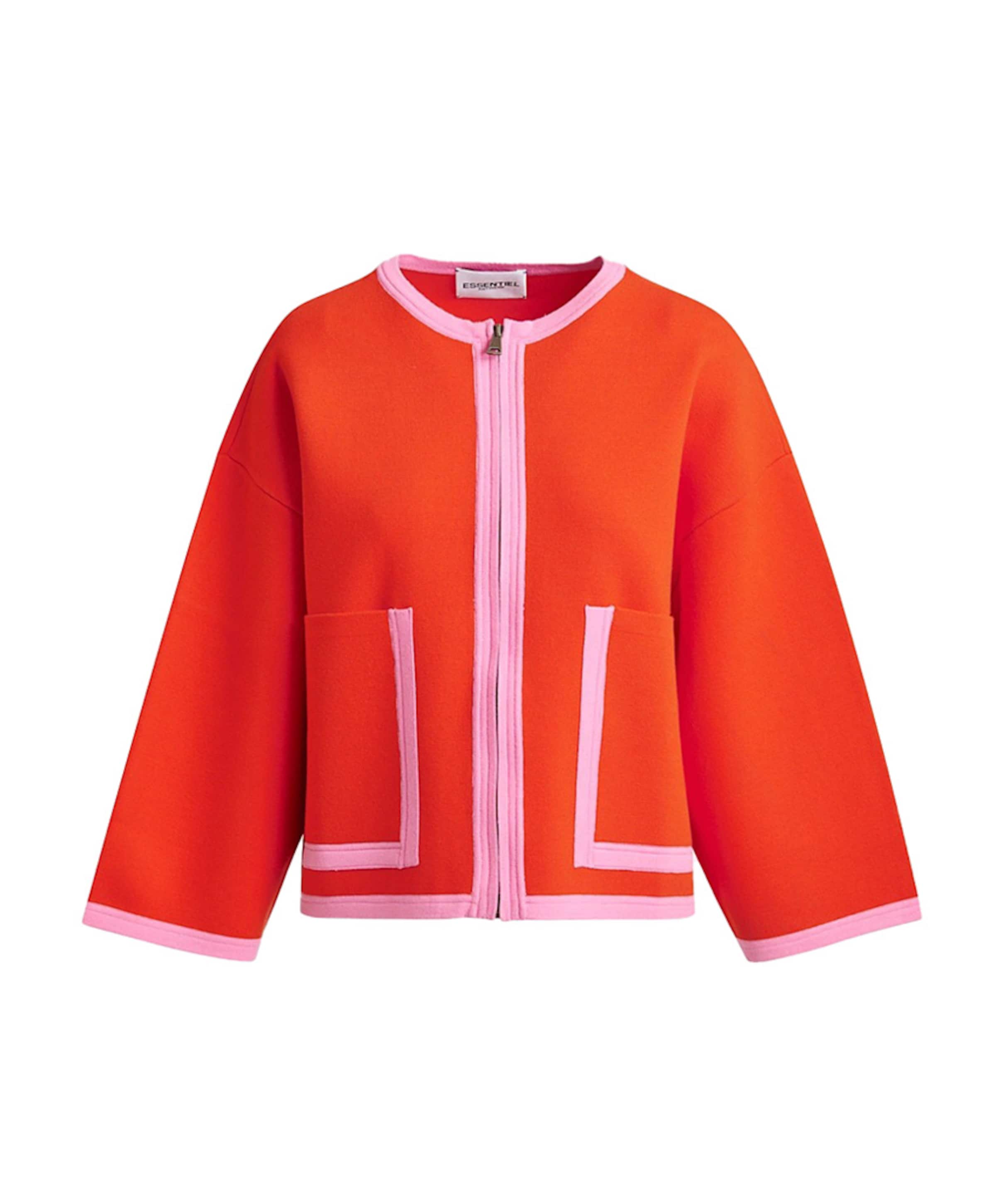 Dames vest oranje