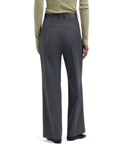 Wool Tailored dames broek grijs