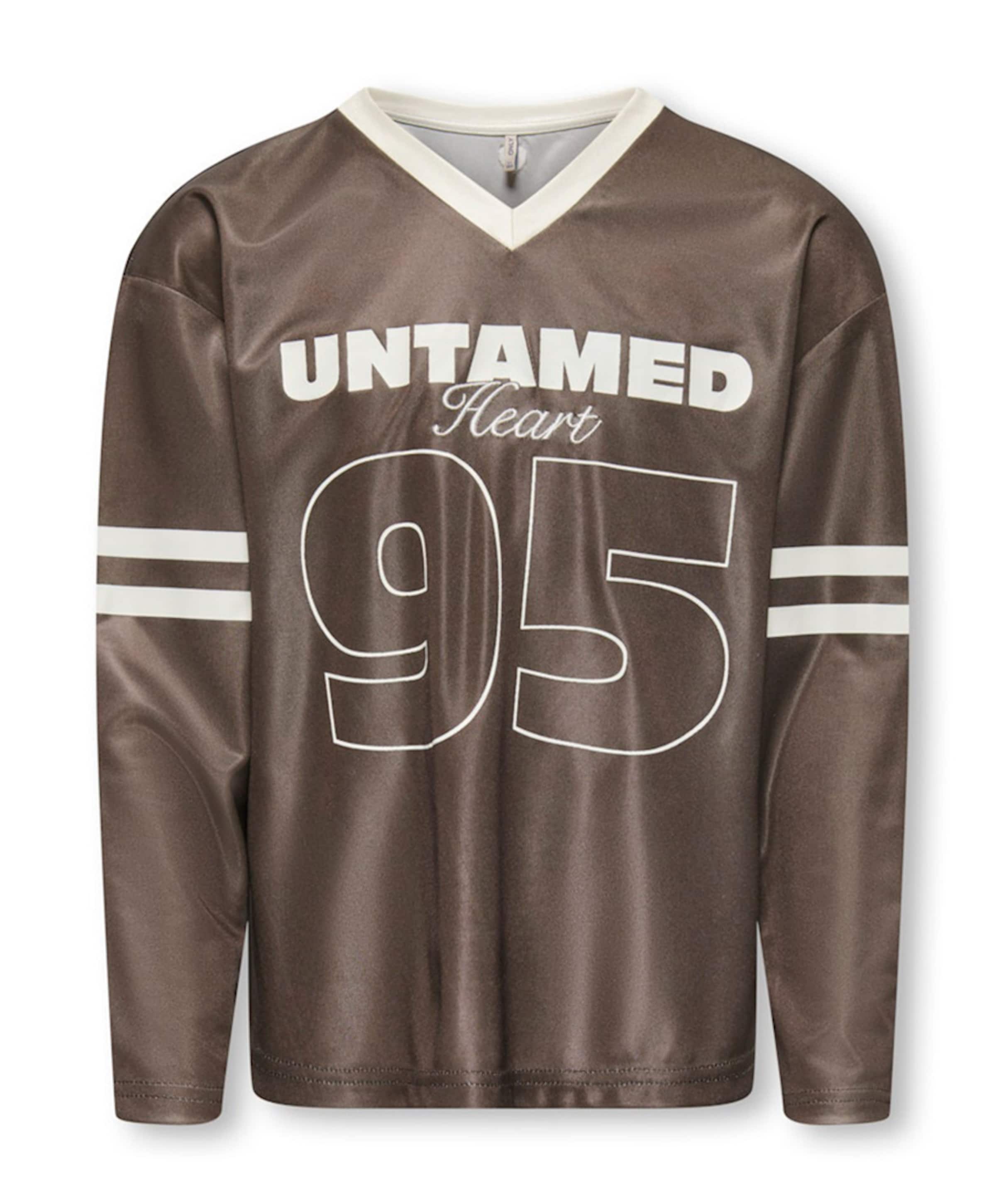 Meisjes longsleeve bruin