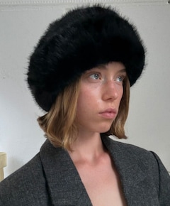 Dames muts bruin
