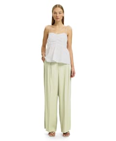 SLFEXTRA WIDE ELLIE HW dames pantalon geel