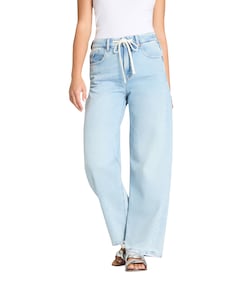 Baggy dames jeans blauw