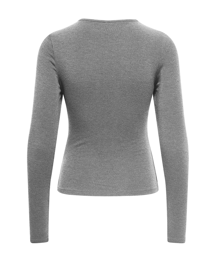 Dames longsleeve grijs