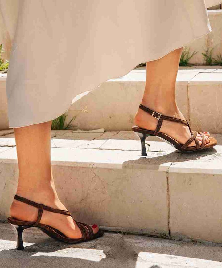 dames sandalets bruin