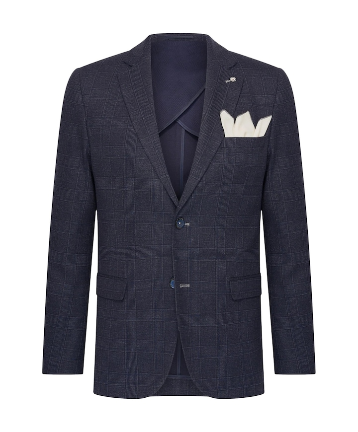 Heren colbert blauw
