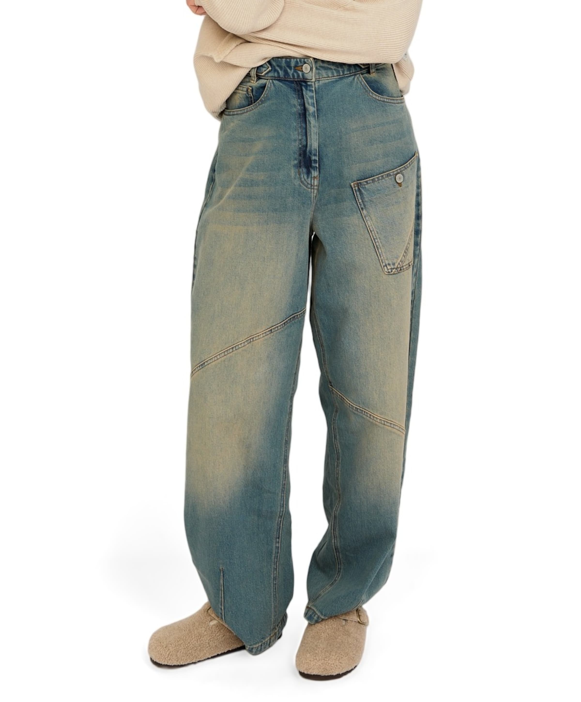 87-02-Rose dames jeans blauw