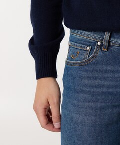 Nick Slim 5 Pocket jeans blauw