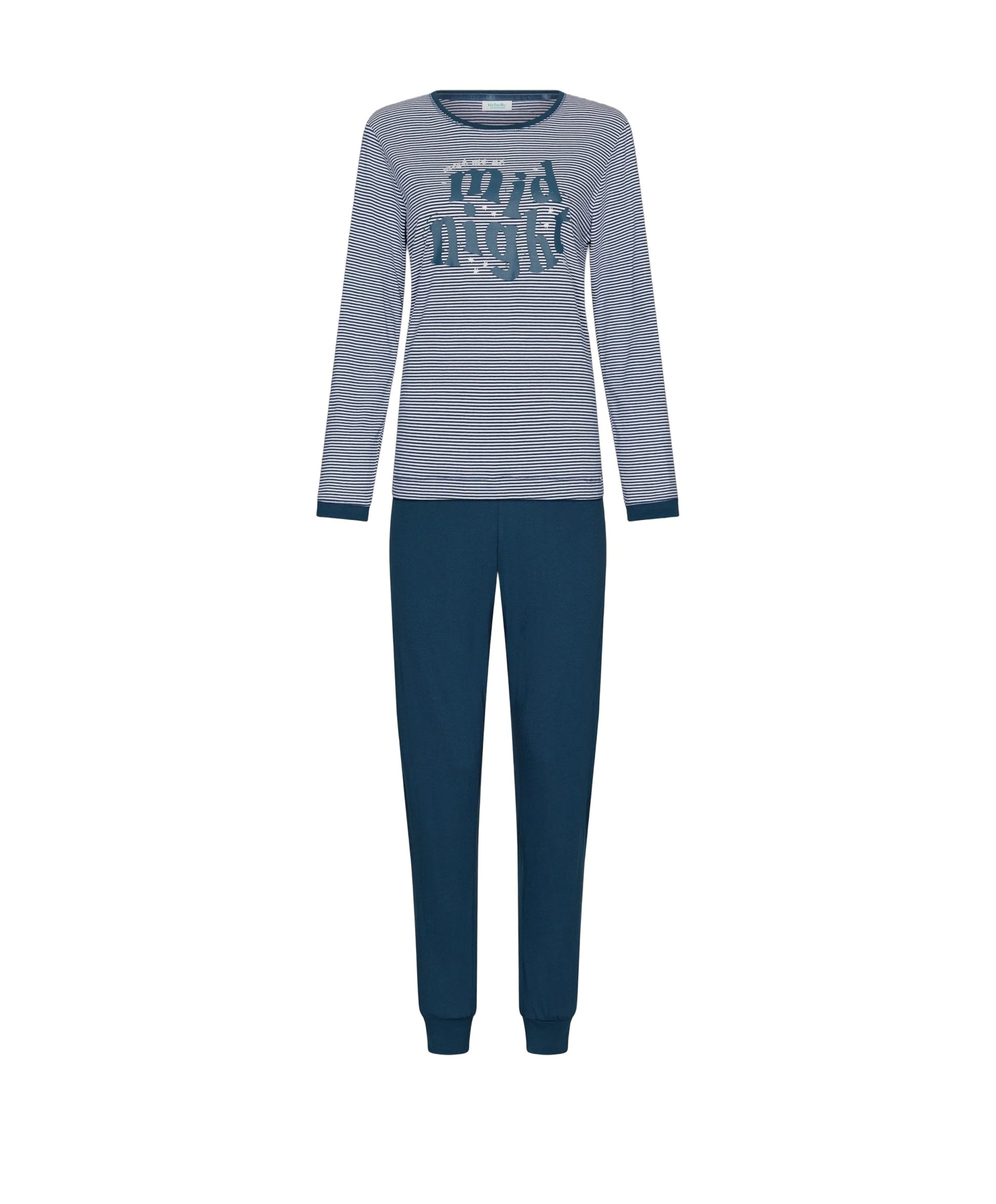 Dames pyjamaset blauw