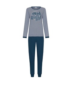 Dames pyjamaset blauw