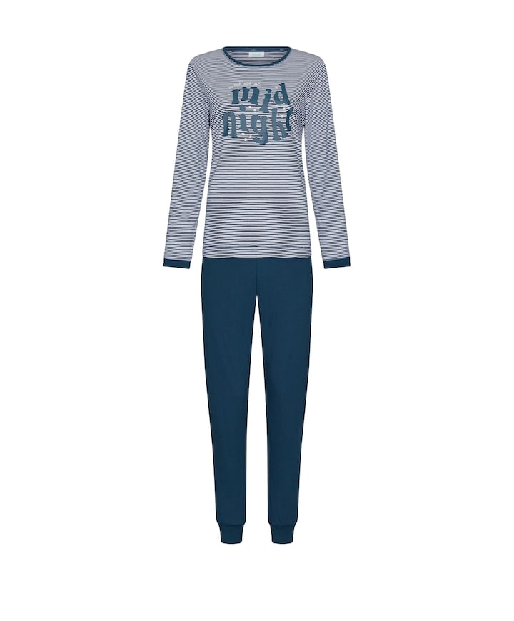 Dames pyjamaset blauw