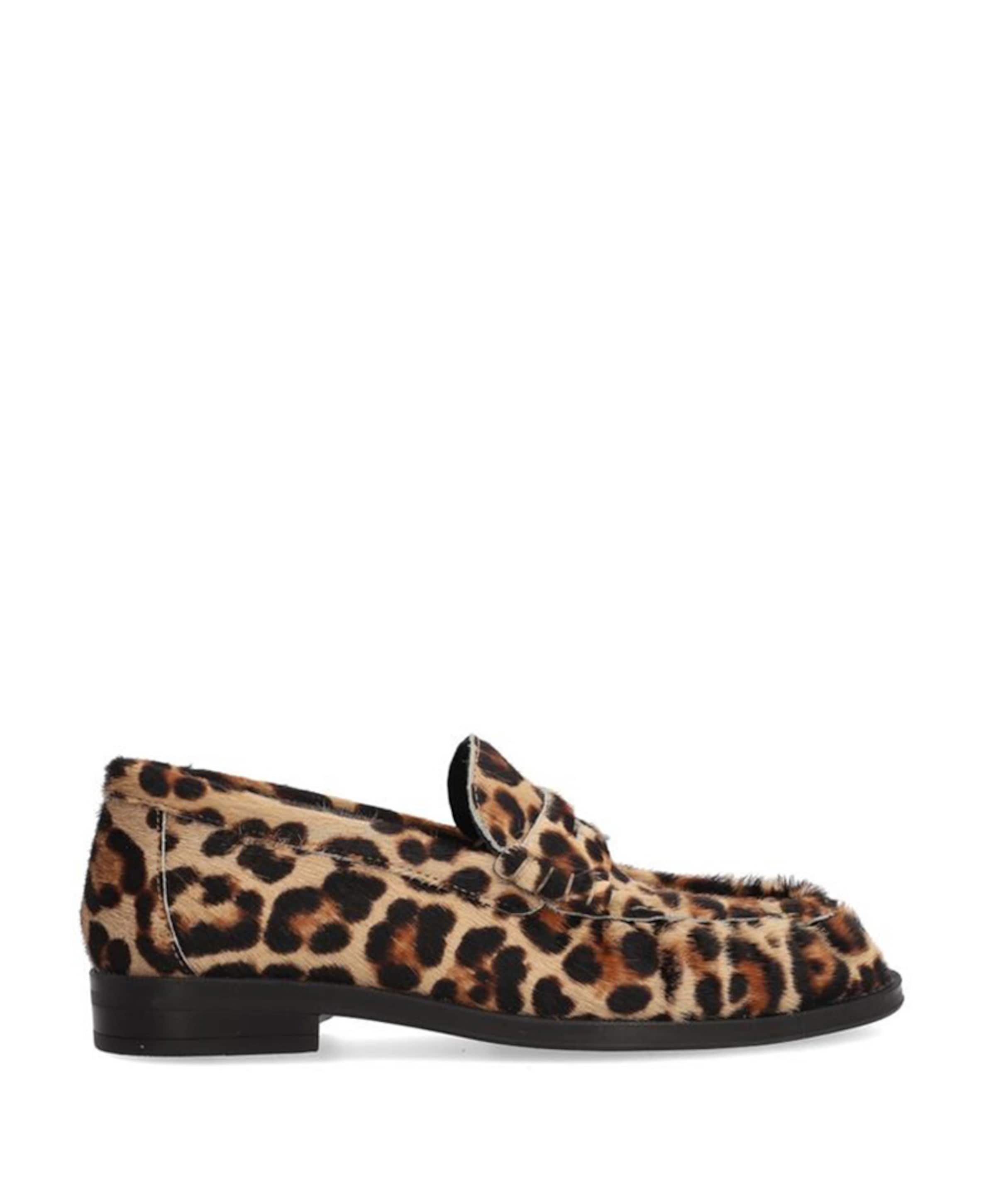 dames loafers bruin