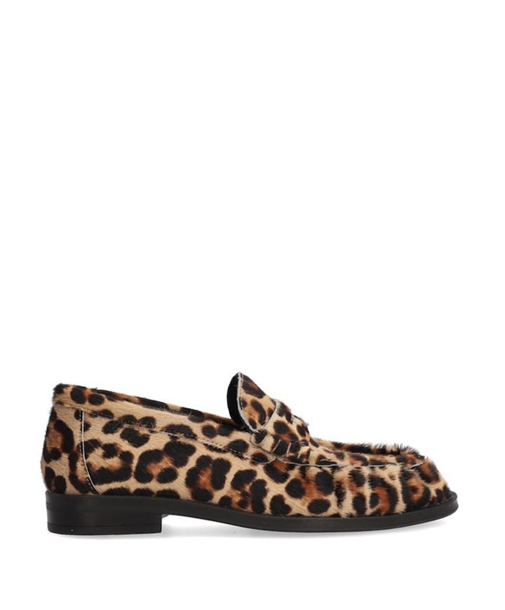 dames loafers bruin
