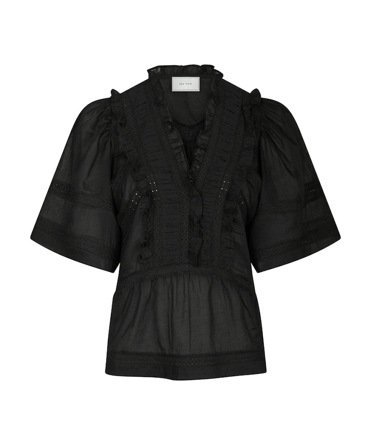 Dames blouse zwart