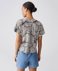 Dames T-shirt bruin