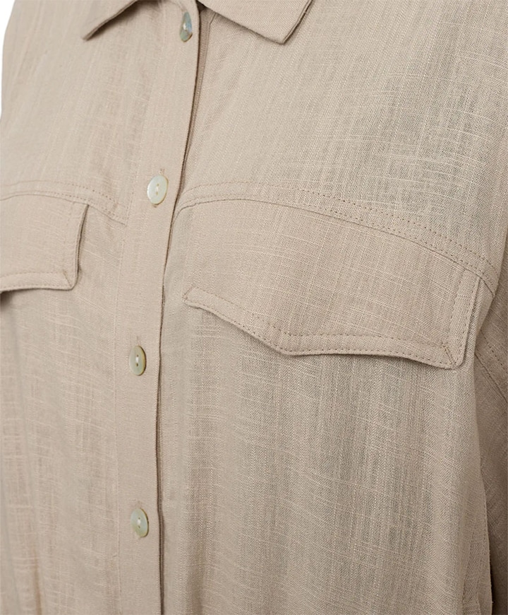 Dames blouse beige