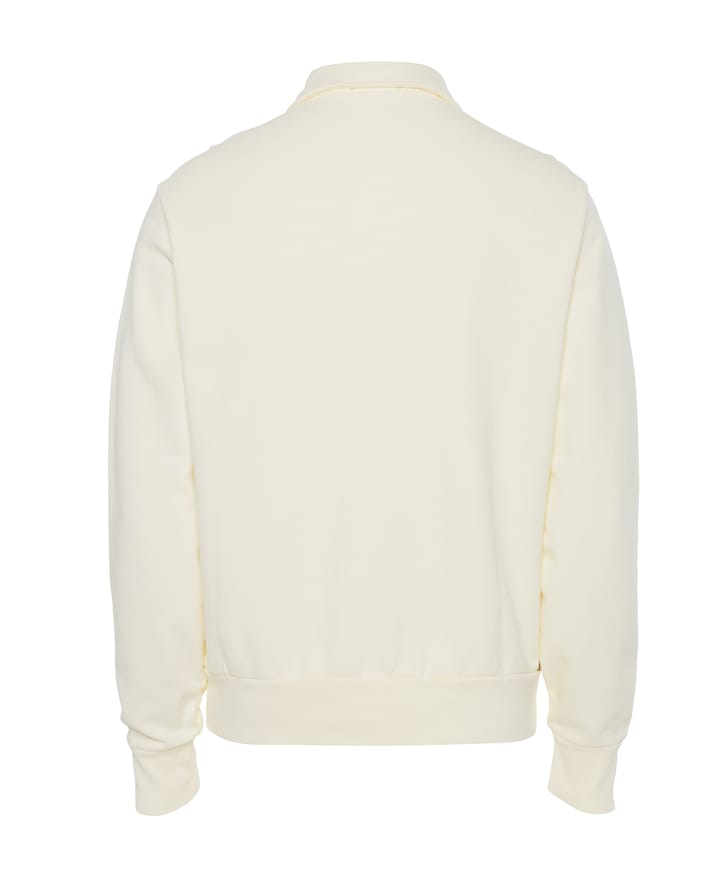 Sweater met rits ecru