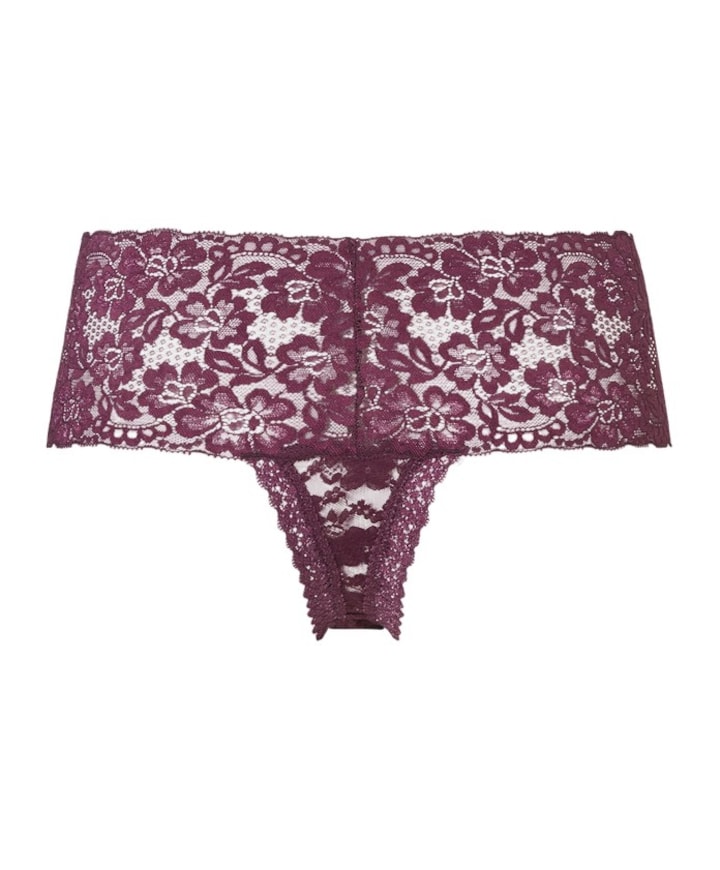 Dames string bordeaux