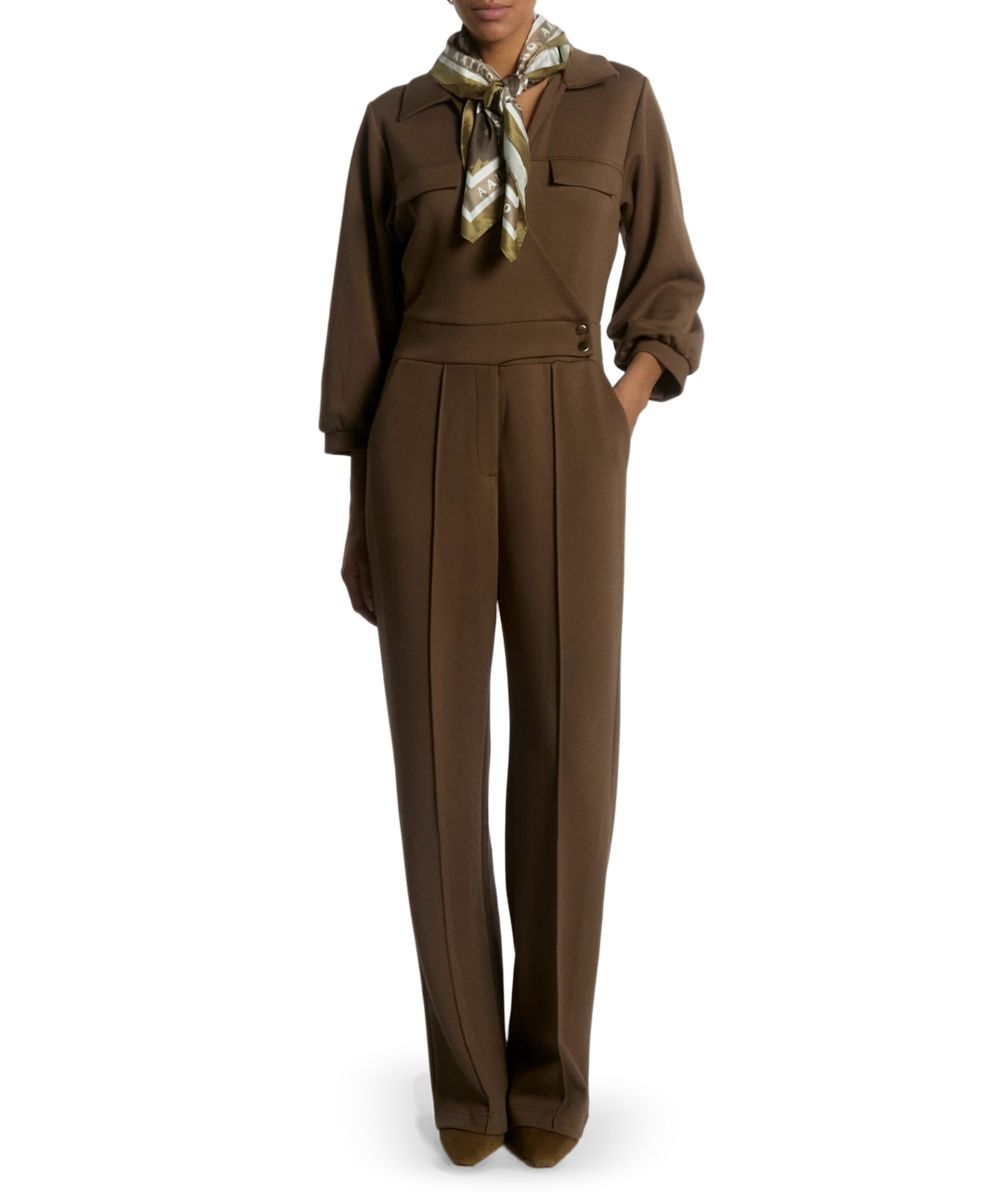 VION VIS 147 dames jumpsuit bruin