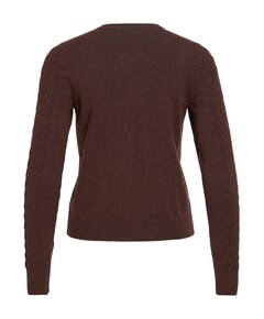Dames vest bruin