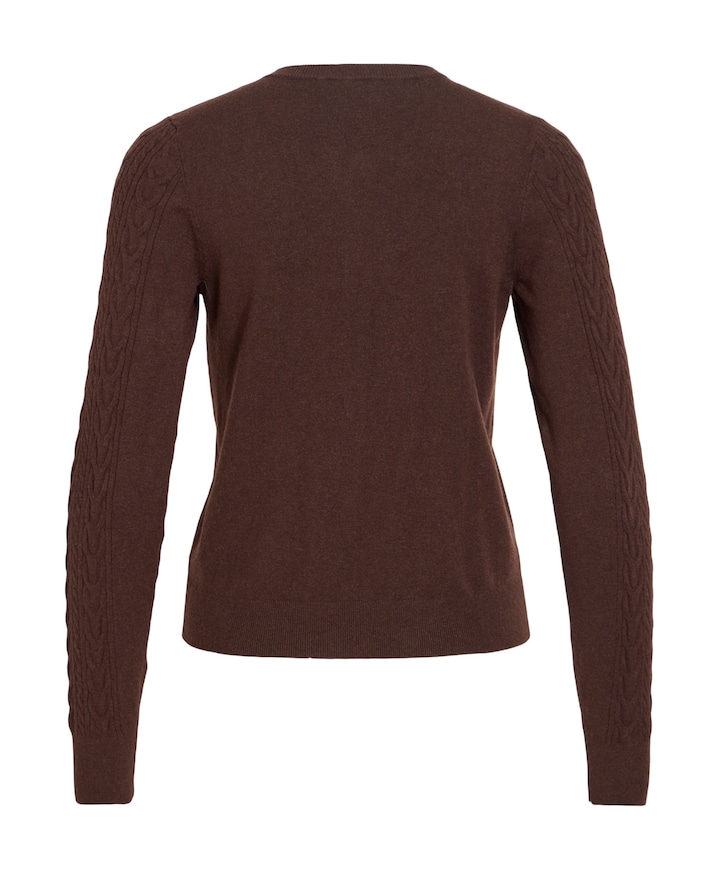 Dames vest bruin
