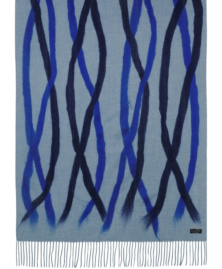 Dames sjaal blauw