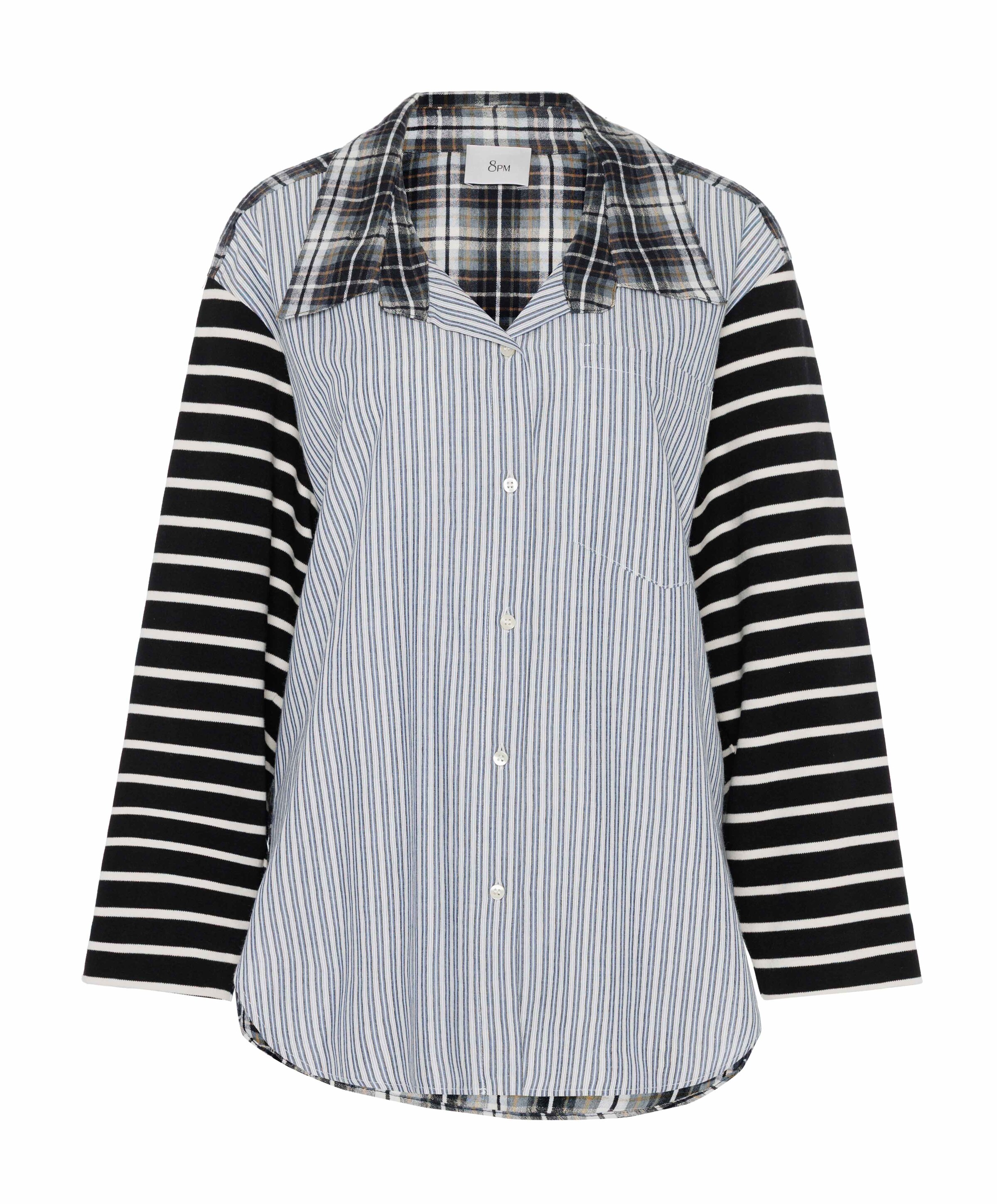 Dames blouse blauw