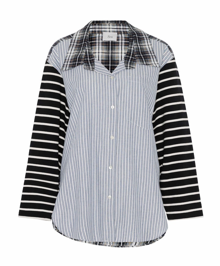 Dames blouse blauw