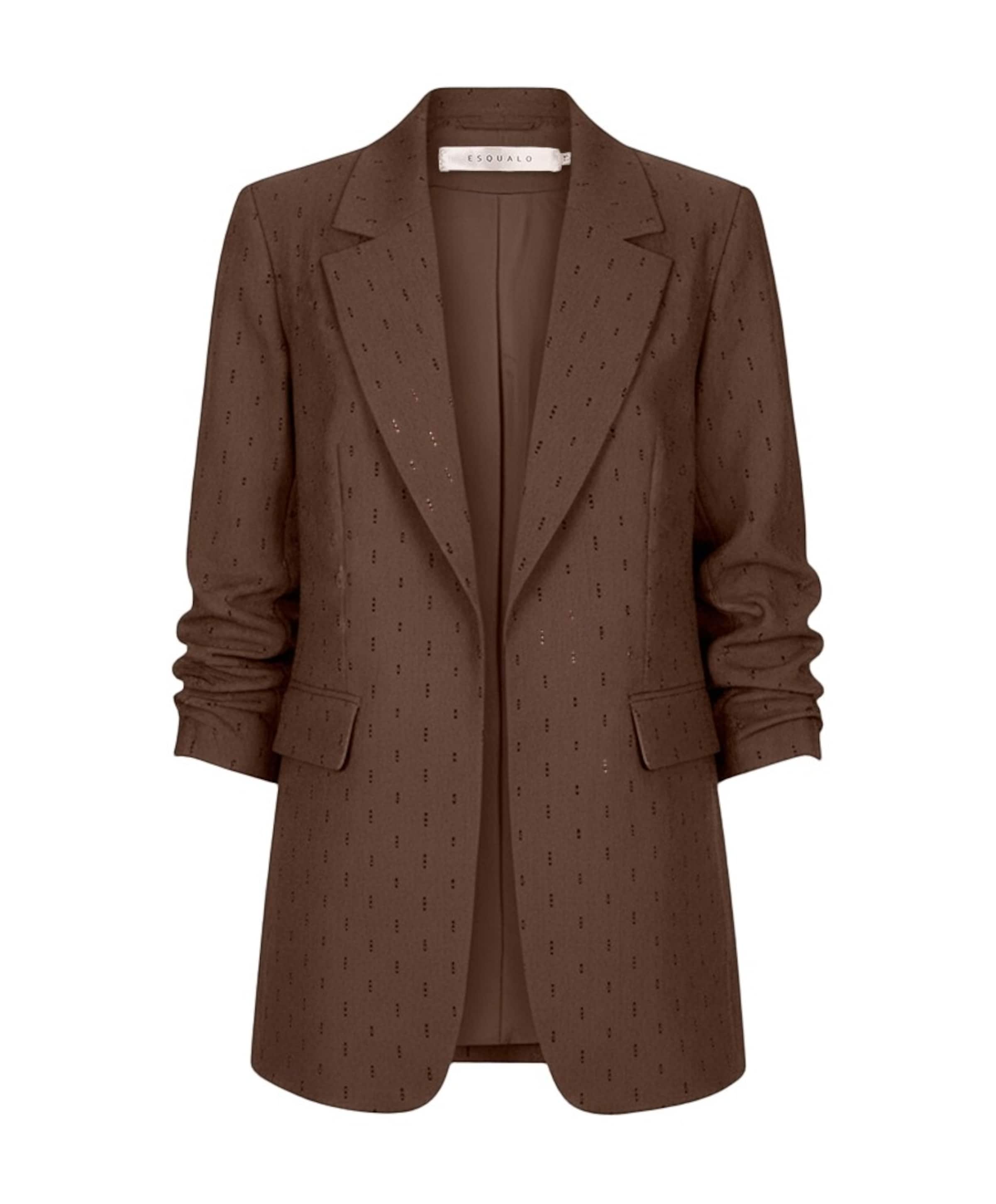 Dames blazer bruin