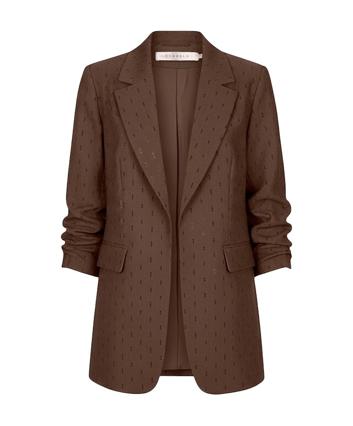 Dames blazer bruin