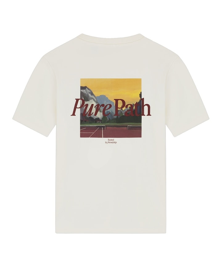 Heren T-shirt ecru