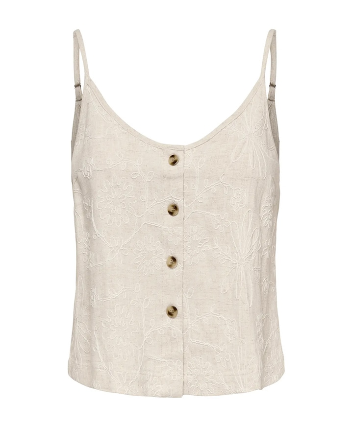 Dames top ecru