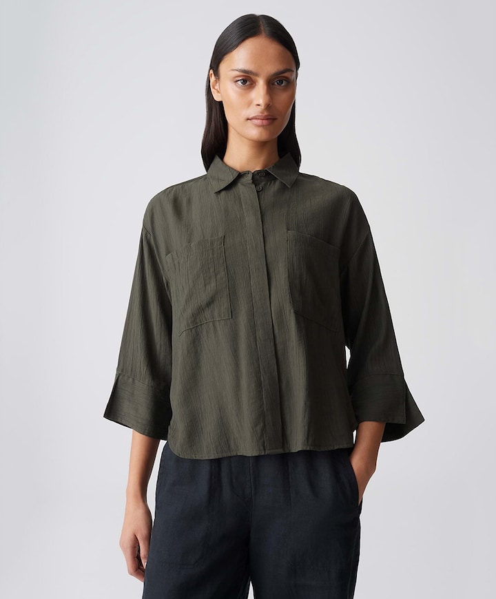 Dames blouse groen