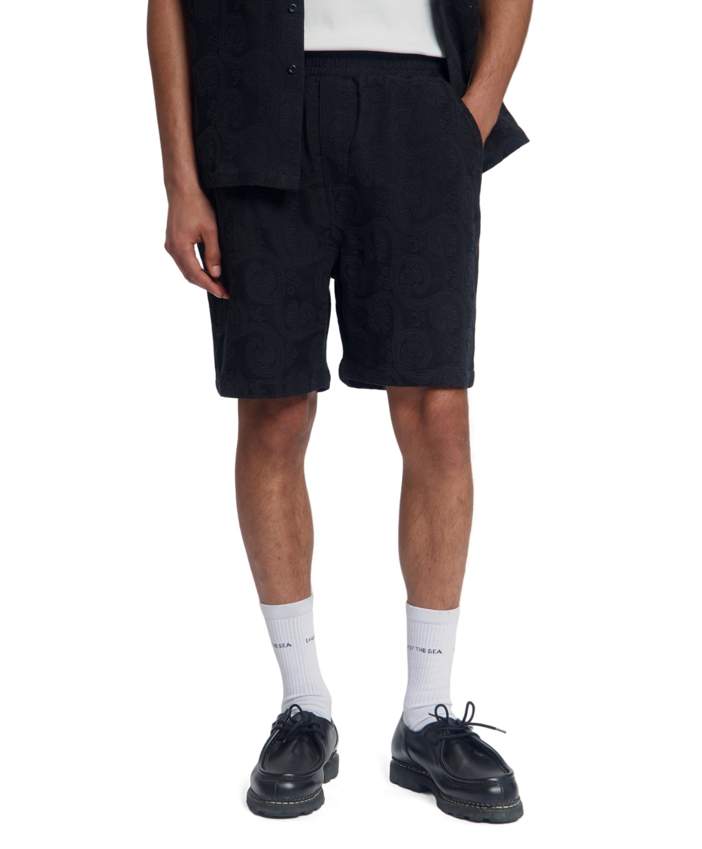 Bris heren korte broek zwart