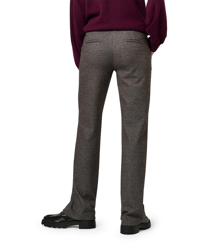 Jenny Wide Leg dames broek grijs