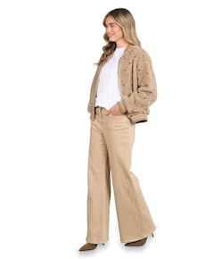 Tessa Strass dames broek beige