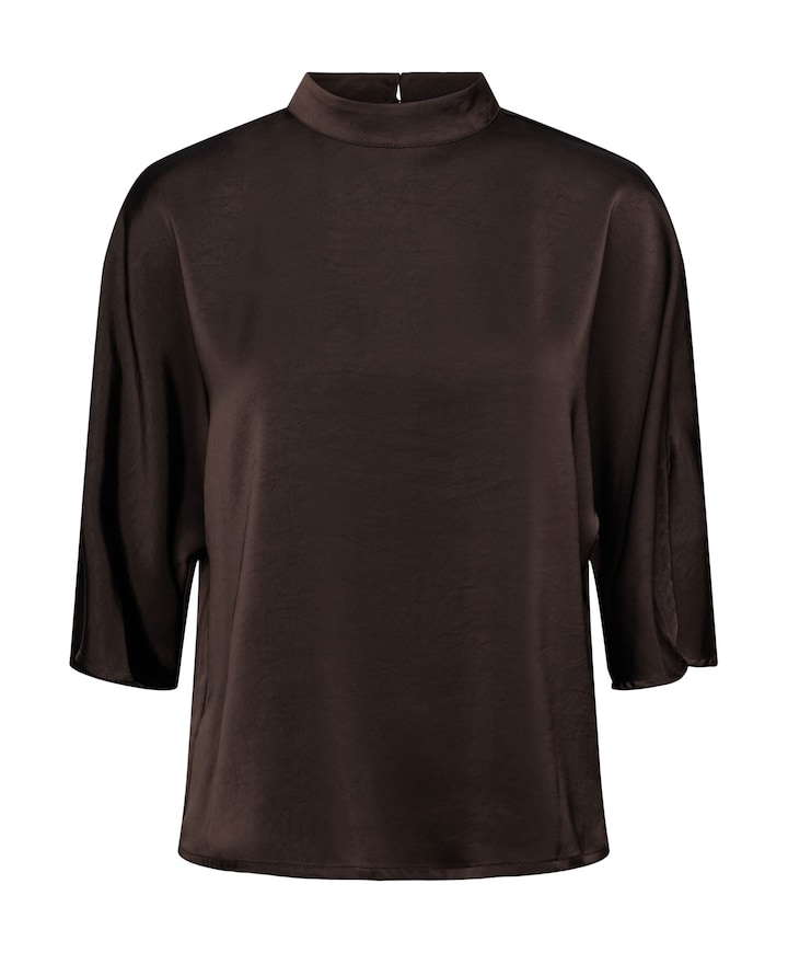 Dames blouse bruin