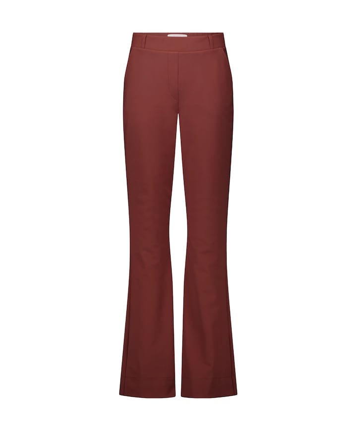 Flair bonded trousers dames broek bruin