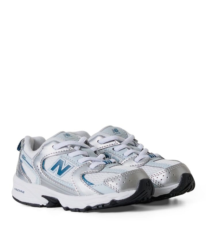 530 bungee lace uniseks sneakers  zilver