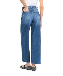 BONE WIDE LEG L.W. jeans blauw