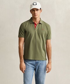 Heren polo groen