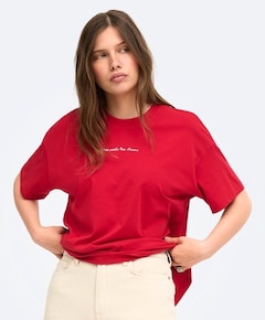 Dames T-shirt rood