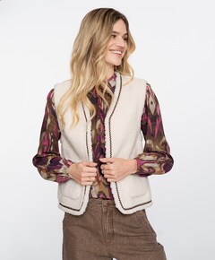 Dames gilet ecru
