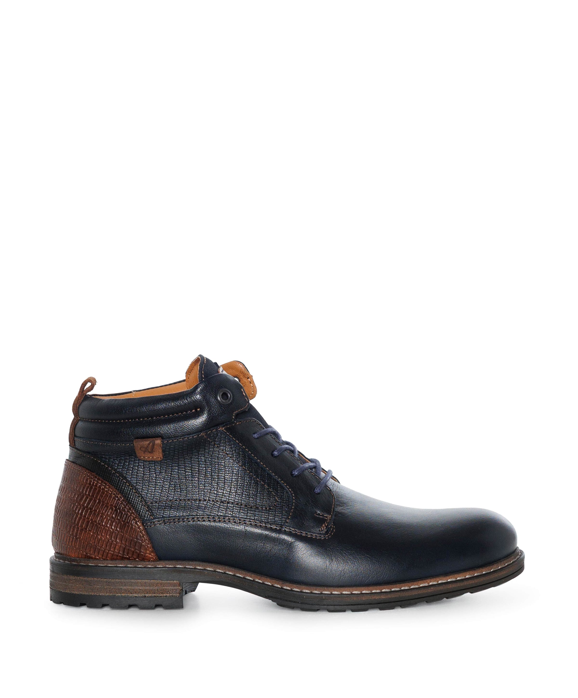 Conley  heren veterboots blauw