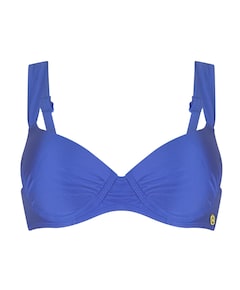 Dames bikinitop blauw