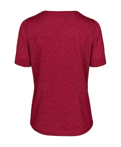 Dames T-shirt bordeaux