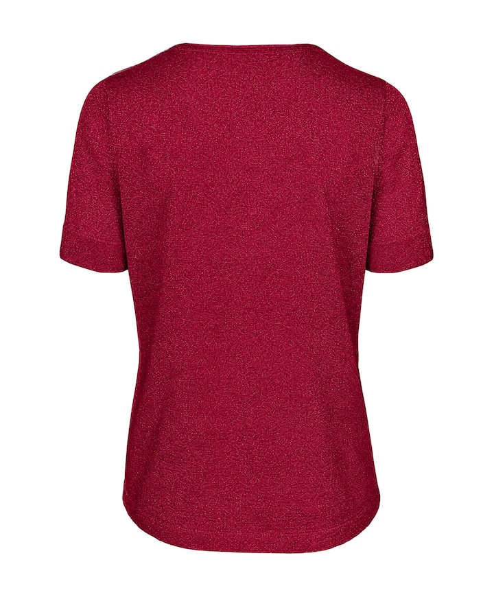 Dames T-shirt bordeaux