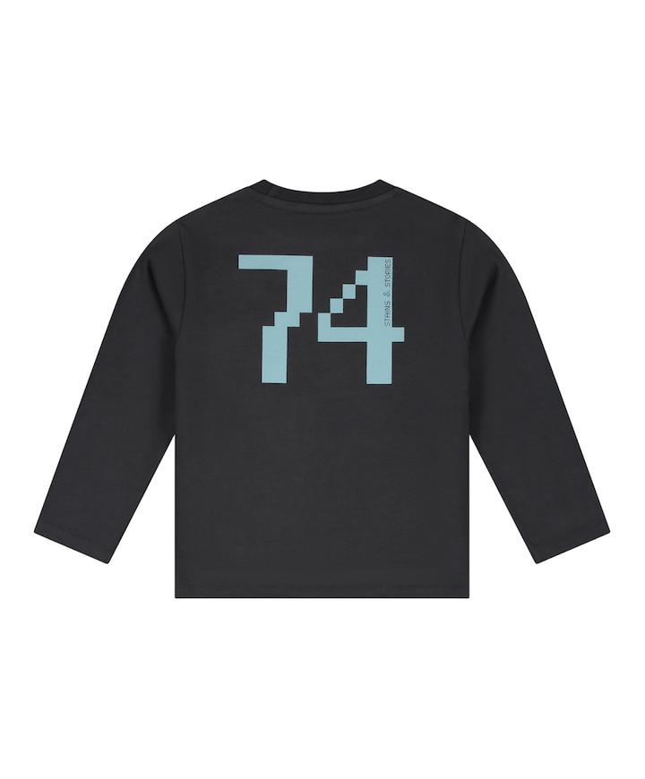 Jongens longsleeve grijs