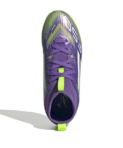 F50 League Fg/mg Mid J voetbalschoenen paars