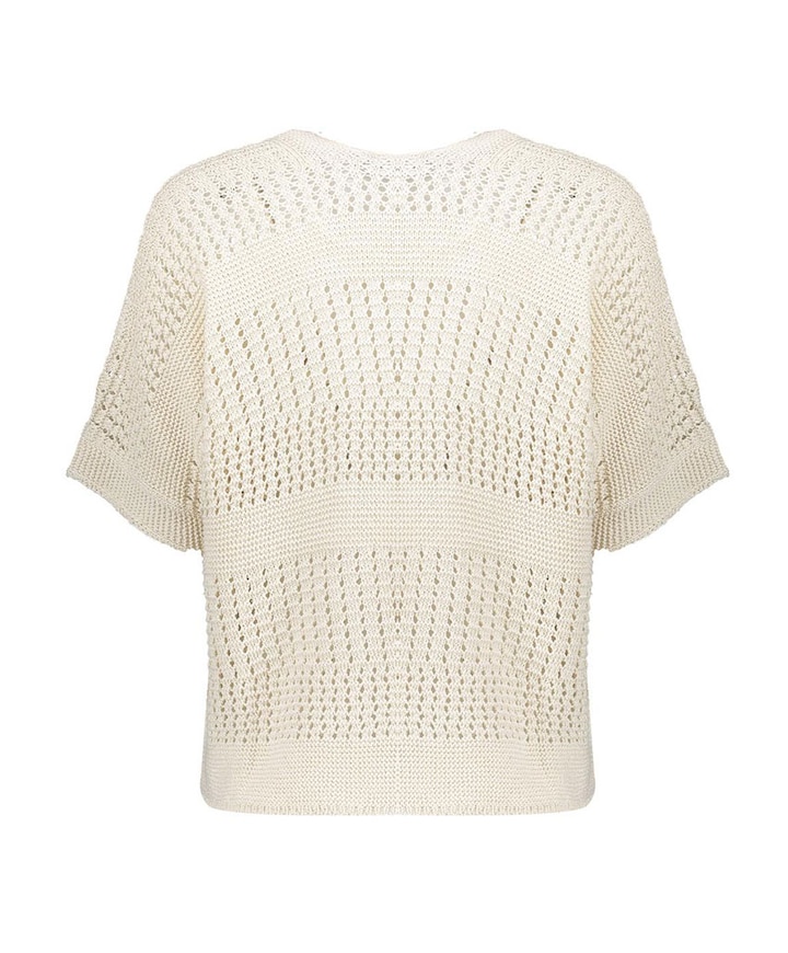Dames vest ecru