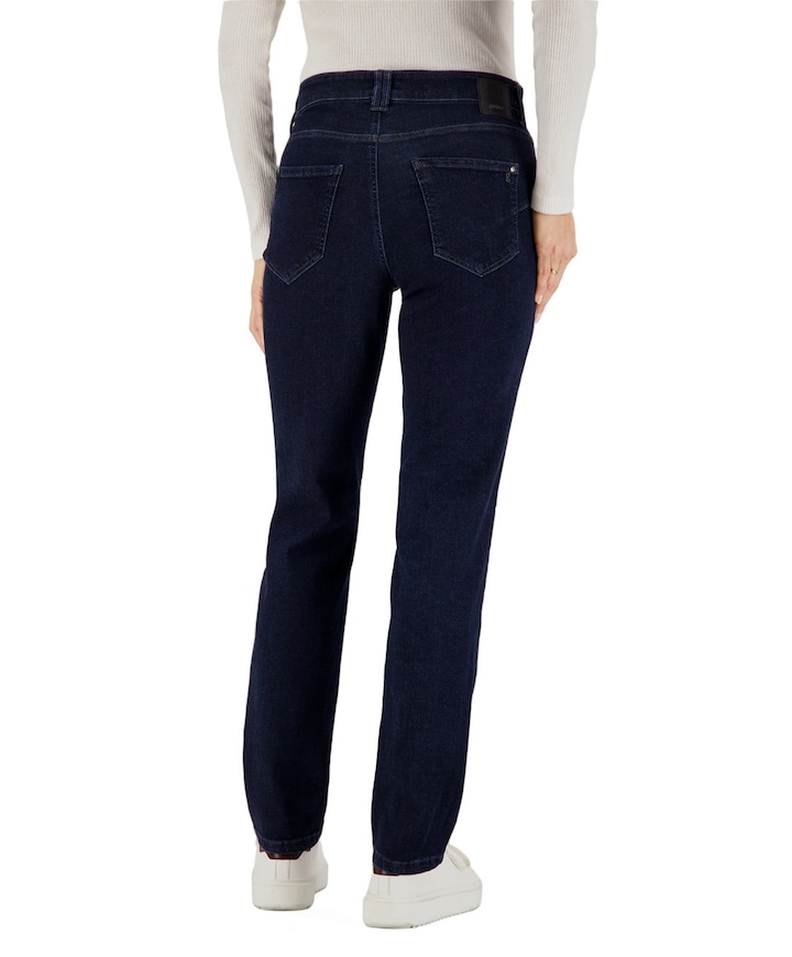 Hose 5-Pocket Straight dames jeans blauw